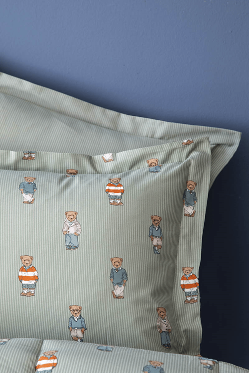 Tek Kişilik Teddy Yeşil Softly Uyku Seti