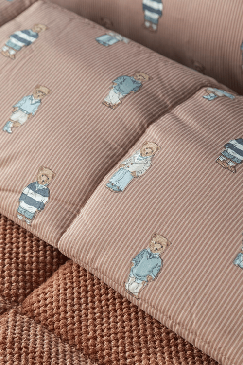 Tek Kişilik Teddy Somon Softly Uyku Seti