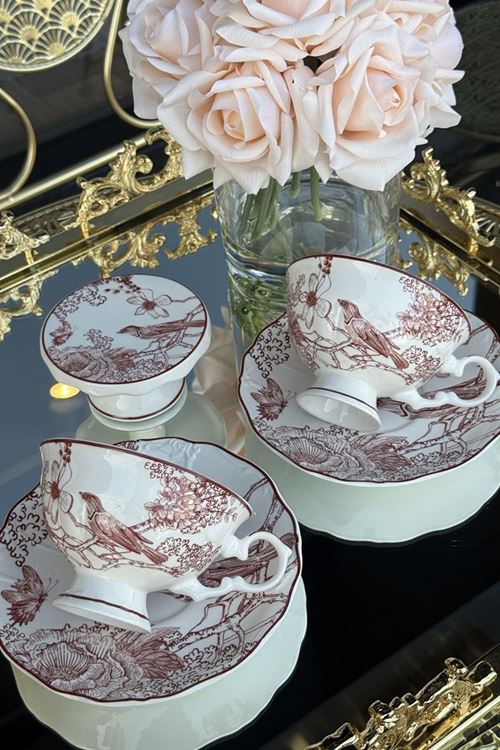 Mikasa Moor 2li Toile de Tose Çay Fincan Seti 