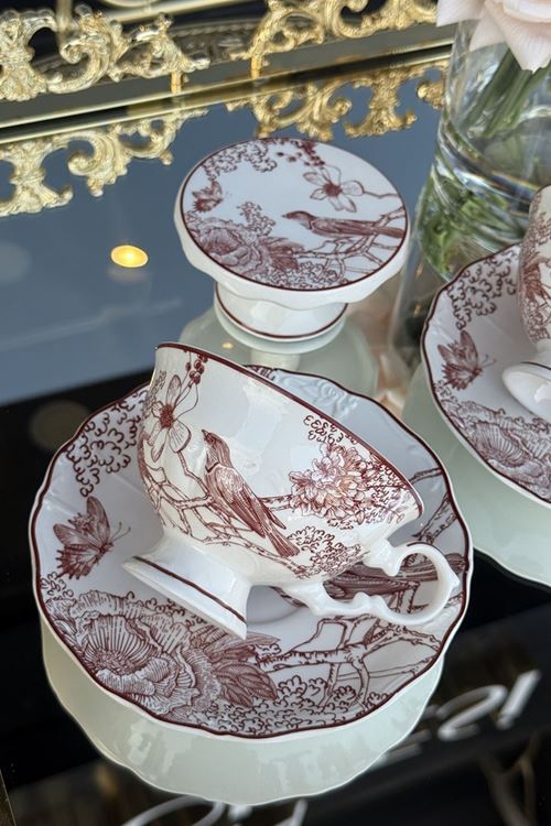Mikasa Moor 2li Toile de Tose Çay Fincan Seti 
