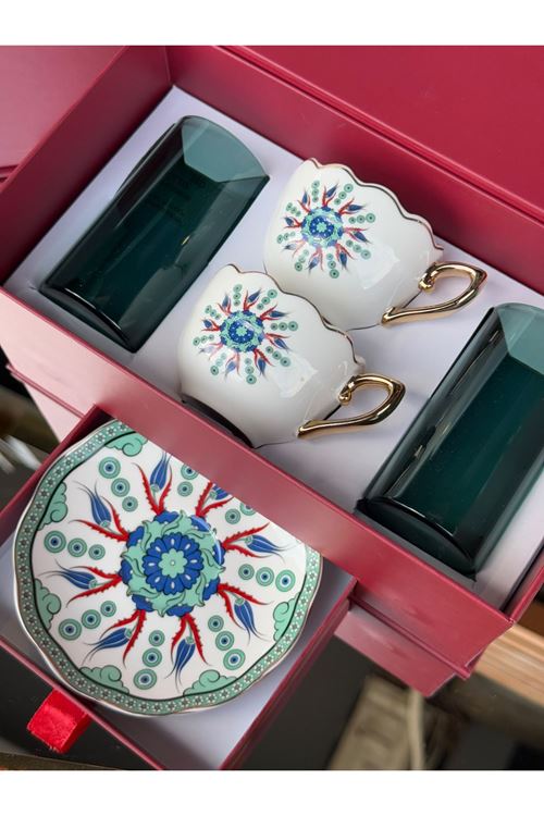 Mikasa Moor Verde 2li Kahve Yanlı Fincan Takımı