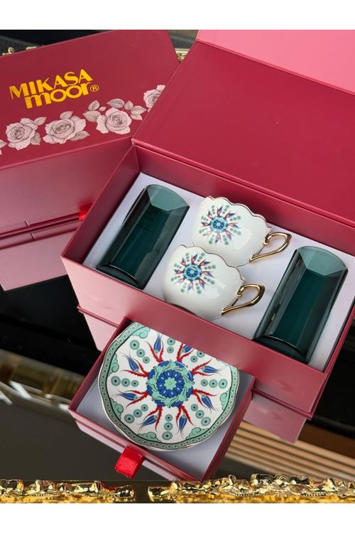Mikasa Moor Verde 2li Kahve Yanlı Fincan Takımı