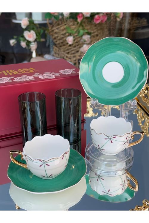 Mikasa Moor Solia 2li Kahve Yanlı Fincan Takımı