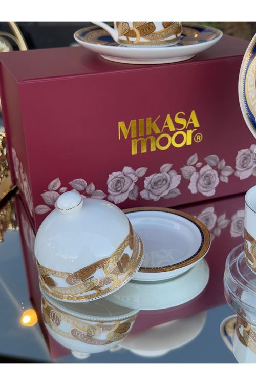 2li Rose Lokumluklu Fincan Seti