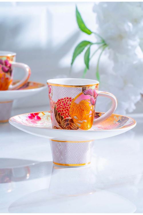 Acar Dream 6 Kişilik Porselen Kahve Fincanı Takımı - 90 ML