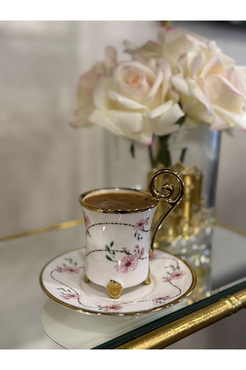 6lı Flower Fincan Takımı