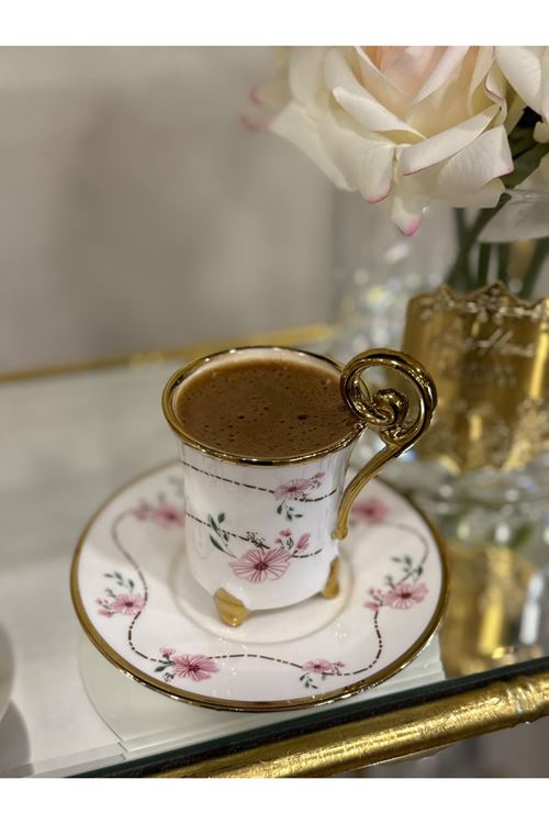 6lı Flower Fincan Takımı