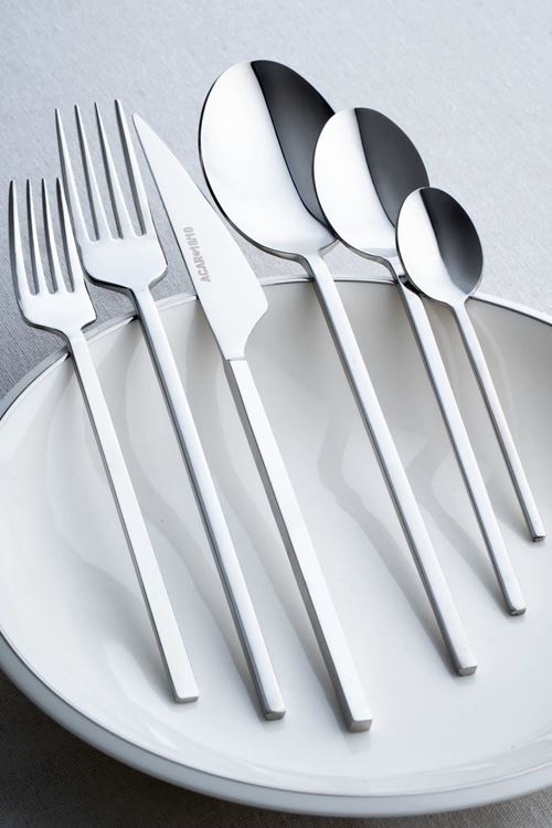 Acar - Salvia 12 Kişilik 72 Parça Silver Çatal Kaşık Bıçak Takımı