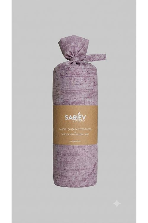 Sarev Bazaar Odıl Lastikli Çarşaf Set Mor