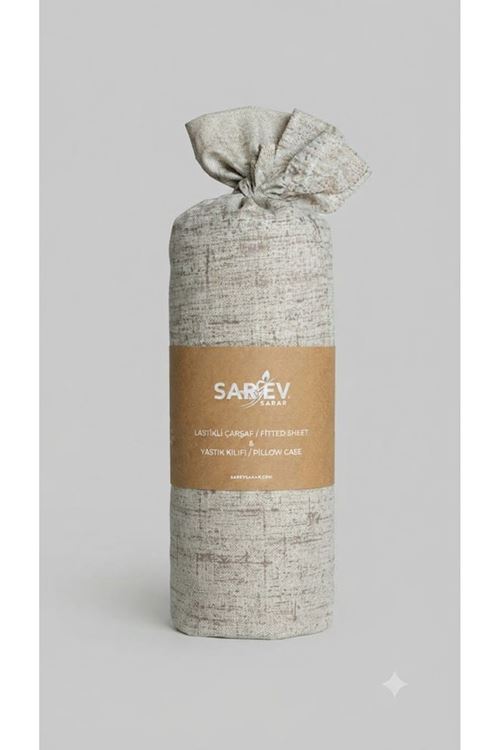 Sarev Bazaar Odıl Lastikli Çarşaf Set Bej
