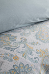 King Size Berta İndigo Elegance Saten Nevresim Takımı