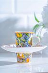 Acar Capri 6 Kişilik Porselen Kahve Fincanı Takımı - 90 ML