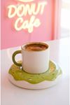 Acar Donut 6 Kişilik Double Porselen Kahve Fincan Takımı - 160 ml