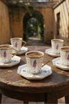 Valeria 6 Kişilik Porselen Kahve Fincan Takımı - 90 ML